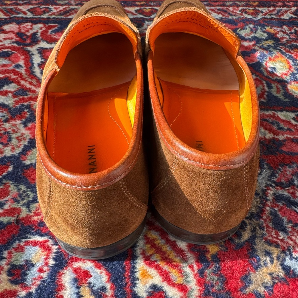 Magnanni Brown Suede Tassel Loafers - Picture 6 of 10